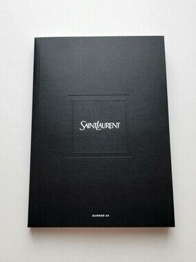 Saint Laurent Look Book Mens Summer 2024 Fashion Coffee Table Designer Catalog
